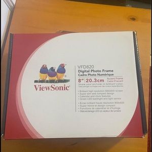 VuPoihr scanning wand & View Sonic white digital picture frame , new never used.